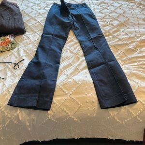 Zara Women's Flare Jeans - Dark Blue